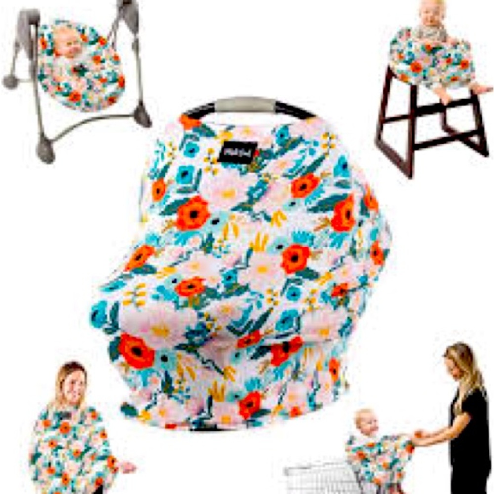 Milk Snob Nursing Cover Baby Car Seat Canopy Magnolia